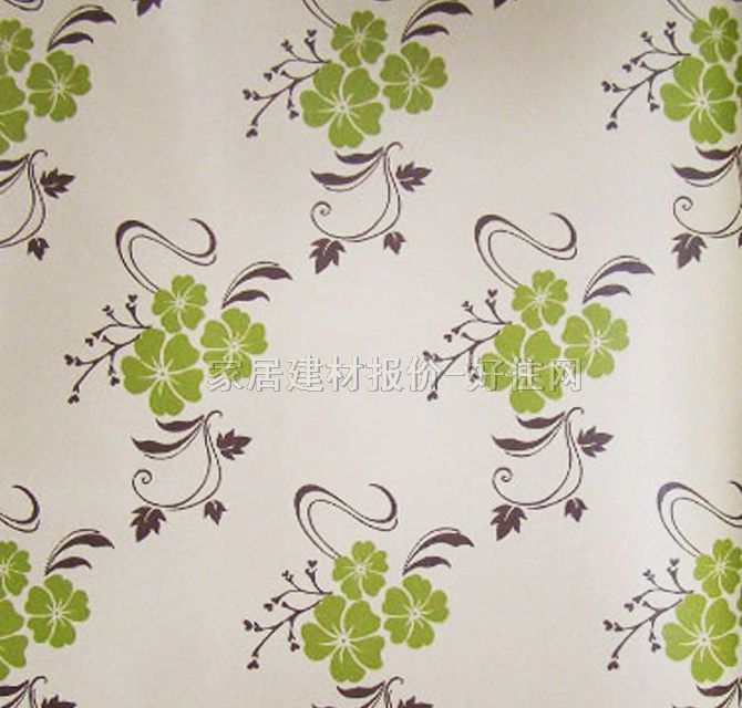 優(yōu)閣墻紙 田園風格綠色小花AR-6704 寬530mm×長10米 花 綠色