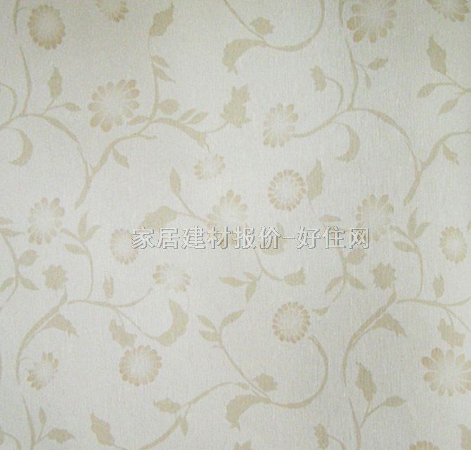 雷克薩斯墻紙 歐式風(fēng)格米白色小花Lx-20805 寬530mm×長10米 花 白色