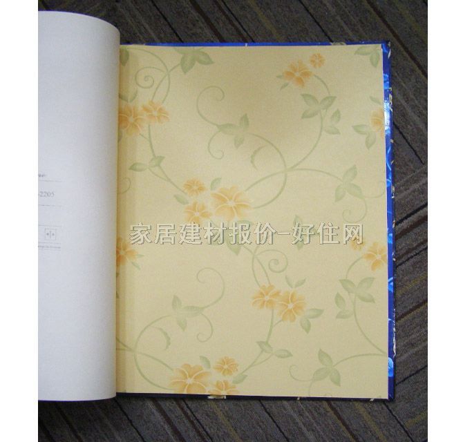 雷克薩斯墻紙 田園風(fēng)格小碎花黃底 0.7×10M 花 黃色