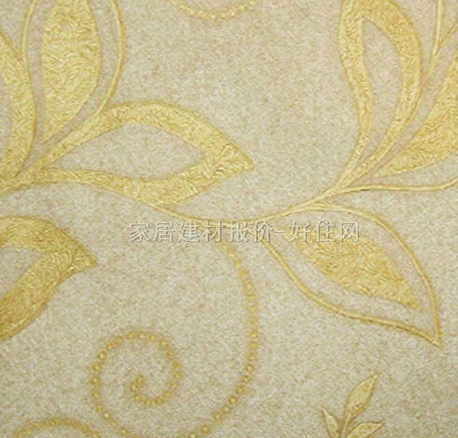 元隆墻紙 金色 寬530mm×長(zhǎng)10米 花 金色