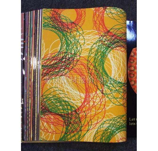 星火墻紙 61101 寬530mm×長(zhǎng)10米 幾何 黃色