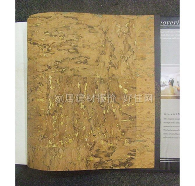 泰特墻紙 懷舊風(fēng)格暗黃色樹皮 寬530mm×長(zhǎng)10米 樹紋 金色