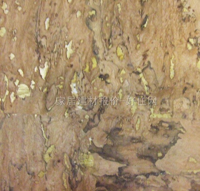 泰特墻紙 懷舊風(fēng)格暗黃色樹皮 寬530mm×長(zhǎng)10米 樹紋 金色