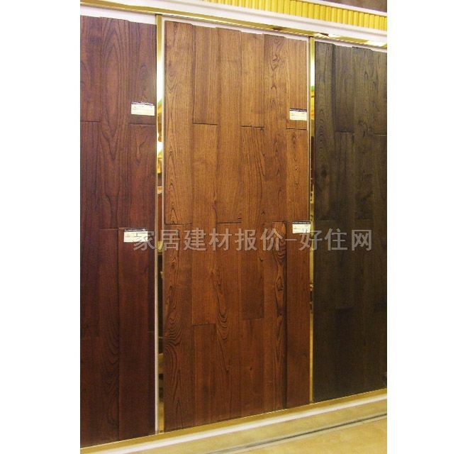 金剛鸚鵡實(shí)木地板 鋸齒浮雕橡木梨花院宇 910mm×122mm×厚18mm