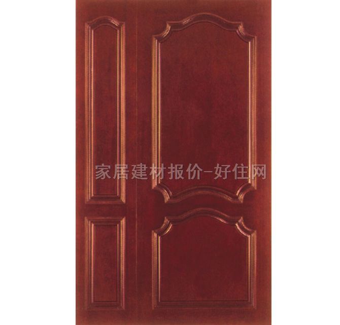 家寶原木實(shí)木門 紅曲柳JB-112A 1250×2000mm