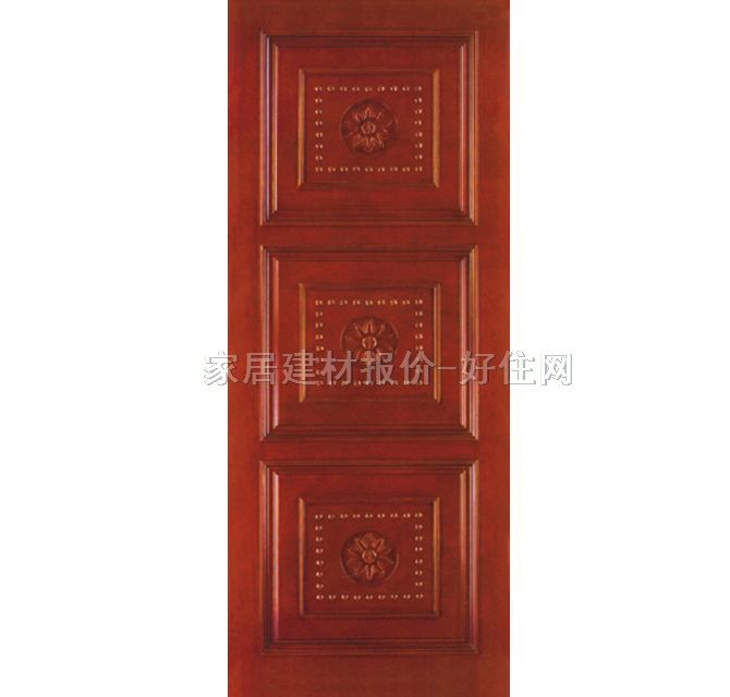 家寶原木實(shí)木門 紅櫻桃JB-113A 2000×800mm