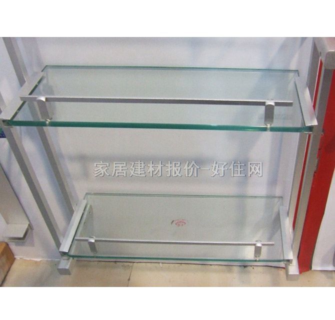 天茵廚衛(wèi)置物架 玻璃層板F007 2層