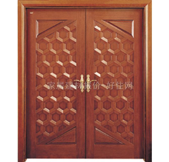 家寶原木實(shí)木門 紅櫻桃JB-222B 2000×800mm