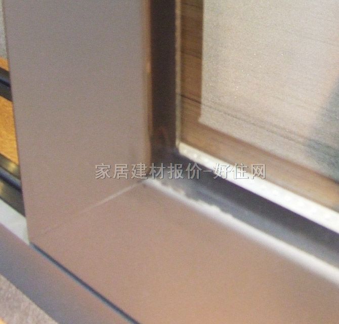 一米陽(yáng)光鋁合金門 推拉門單面覆膜 訂做