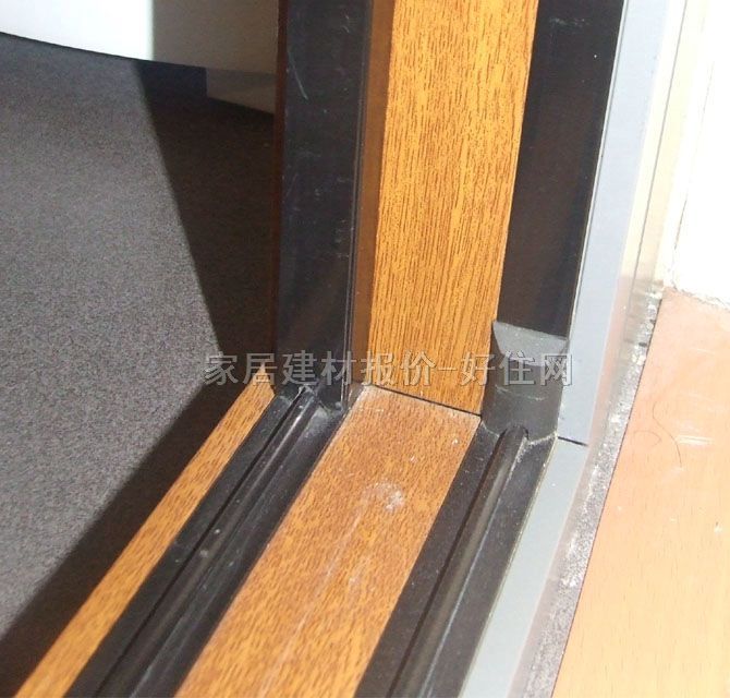 一米陽(yáng)光鋁合金門 推拉門單面覆膜 訂做