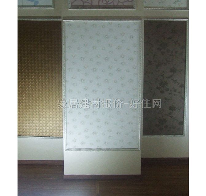 金田野墻紙 淡雅風(fēng)格白色仿花花紋 寬530mm×長10米 花 白色