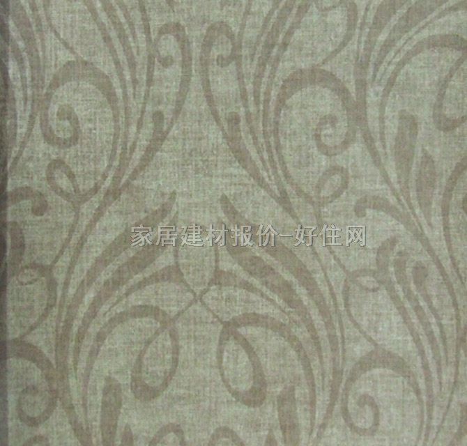 金田野墻紙 淡雅風(fēng)格咖啡色藤蔓花紋 1.37×27M 歐花 褐色