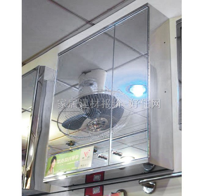 邦典浴室鏡柜 不銹鋼柜身銀白色 未知