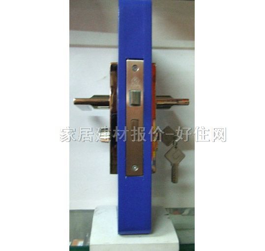 固力木門鎖 2號69-12-03-11 45mm-55mm 不銹鋼 執(zhí)手鎖 閃銀色