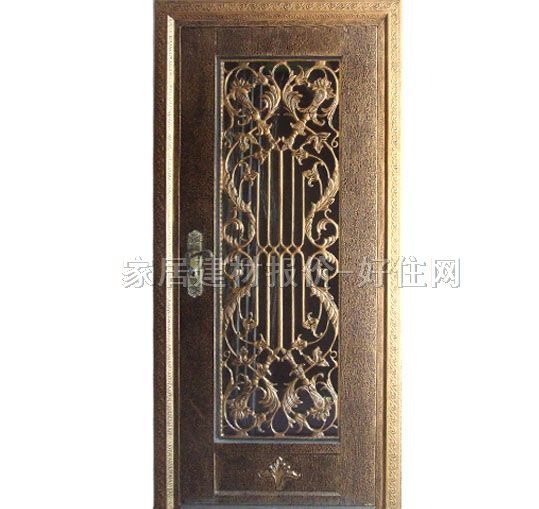 全豐鋼木門(裝甲門) 鍍銅QF824 訂做