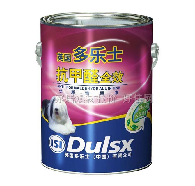 多樂士內(nèi)墻乳膠漆 抗甲醛全效優(yōu)質(zhì)內(nèi)墻漆A999-65000 5L 白色