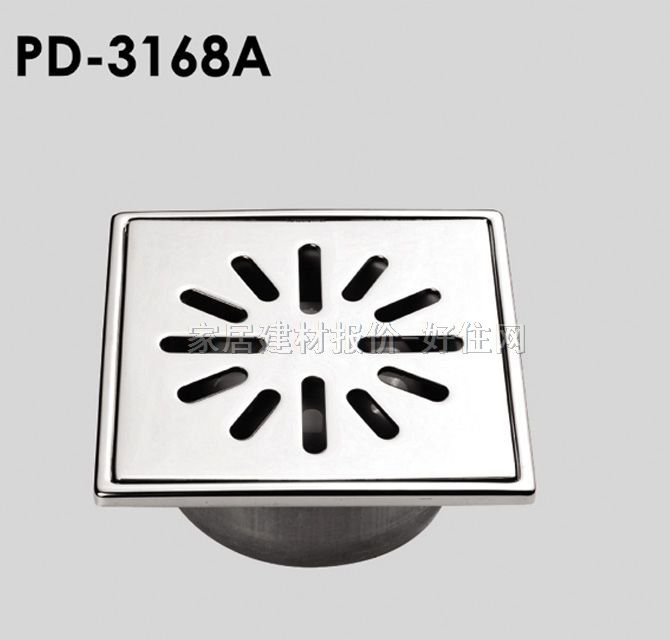 雅之杰地漏 方形不銹鋼P(yáng)D-3168A 未知