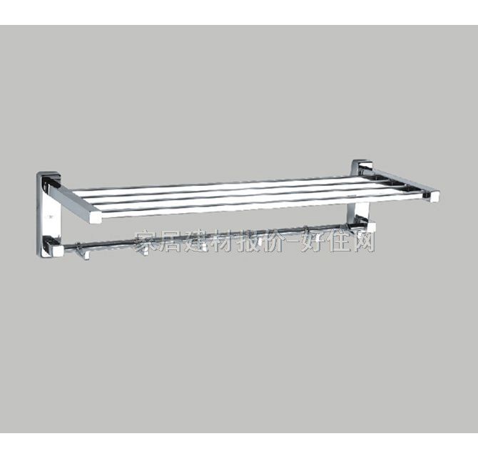 雅之杰毛巾架(桿) 不銹鋼雙層衣鉤毛巾架AN05-651 多層