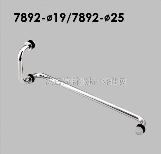 雅之杰玻璃門拉手 長條造型不銹鋼Φ19×150×460mm 長短拉手7892 常用規(guī)格