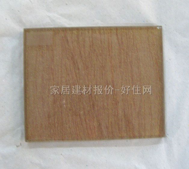 白云夾絲夾層玻璃 褐色花紋 5+5mm
