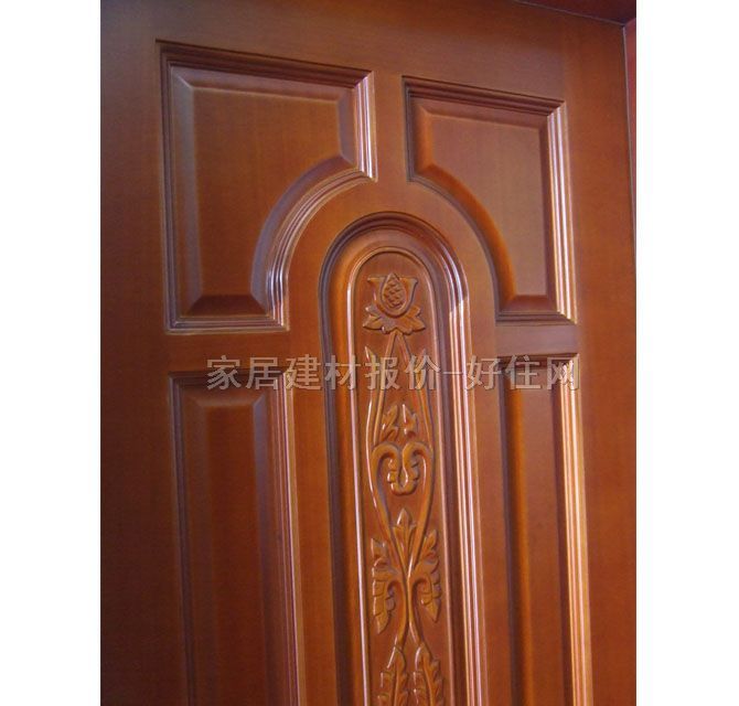 三和原木實木門 金絲柚2#色S17 2050×860mm