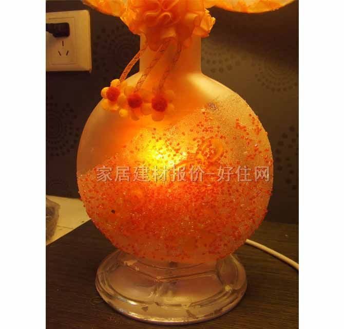 盛泰臺燈 81031 高未知cm 異國情調(diào) 布藝燈罩 玻璃燈架