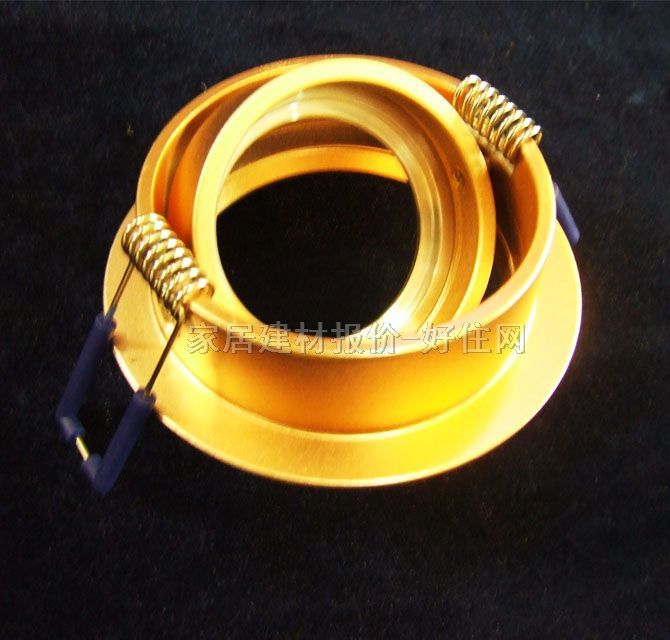 朗士天花燈 RS-DL4Y3262 Φ72mm 金黃色 固定式 鹵素?zé)舯? id=