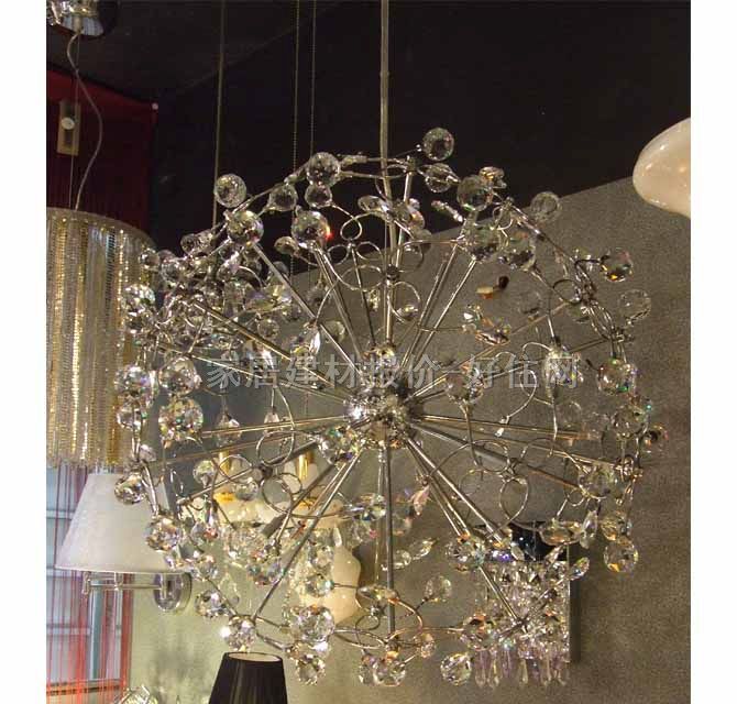 蘭色星空吊燈 383 金屬燈架+金屬燈罩 現(xiàn)代簡約風格 Φ580mm 白色