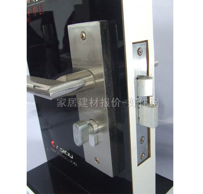 卡帝歐木門鎖 617A 45mm-55mm 鋅合金 執(zhí)手鎖 閃銀色