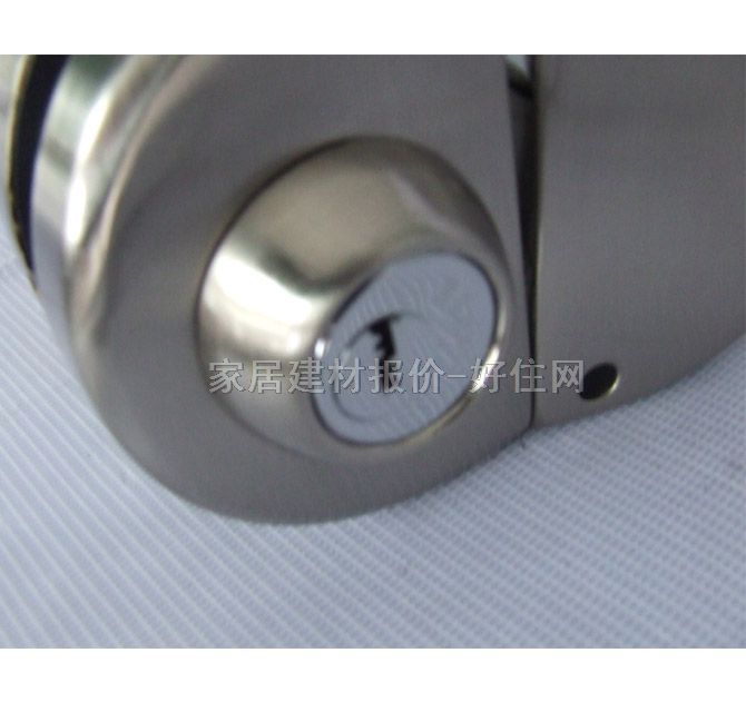 恒益玻璃門鎖 腰鎖鍍鐵雙開 HY-612 12mm玻璃夾