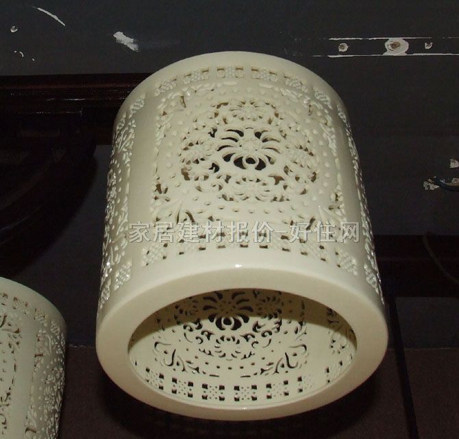 永隆達(dá)吊燈 8324-6 木質(zhì)燈架+陶瓷燈罩 民族風(fēng)式 1000×750×350mm 白色