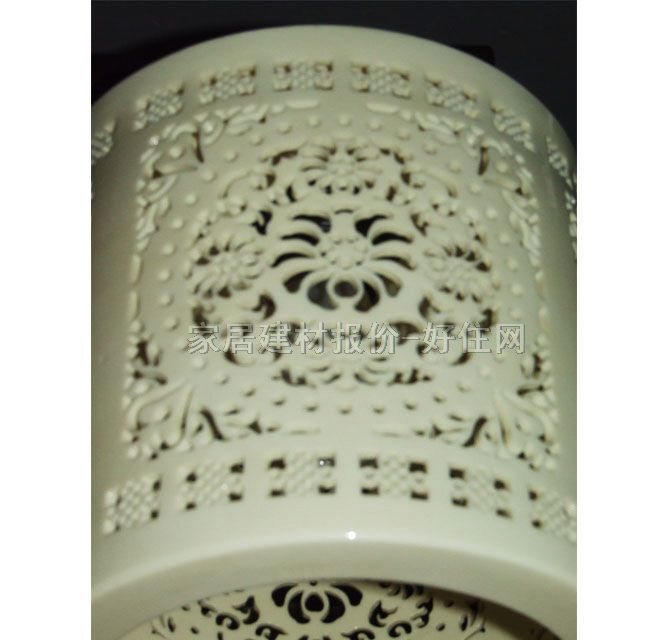 永隆達(dá)吊燈 8324-6 木質(zhì)燈架+陶瓷燈罩 民族風(fēng)式 1000×750×350mm 白色