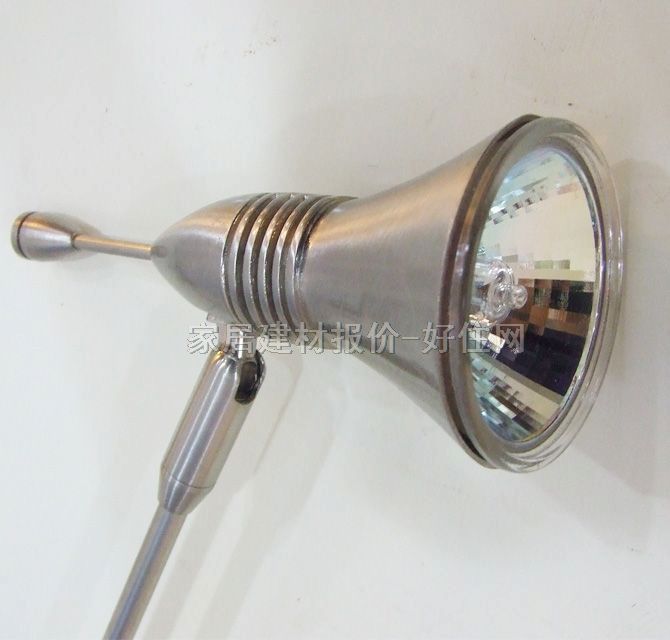 利亞石英射燈 MR801 35W 導(dǎo)軌硬桿式 銀灰色