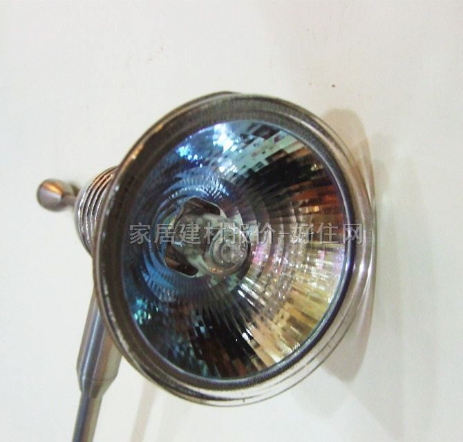 利亞石英射燈 MR801 35W 導(dǎo)軌硬桿式 銀灰色