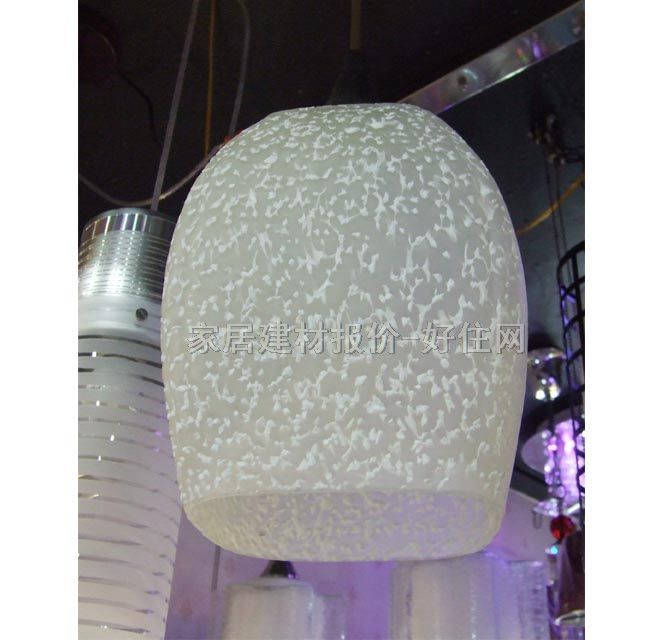 美佳吊燈 5080 金屬燈架+工藝玻璃燈罩 現(xiàn)代簡約風(fēng)格 Φ150×180mm 白色