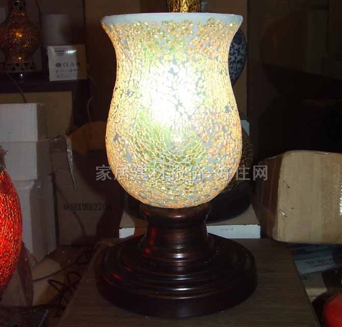 易美達(dá)臺燈 L1006/1 高未知cm 異國情調(diào) 玻璃燈罩 金屬燈架