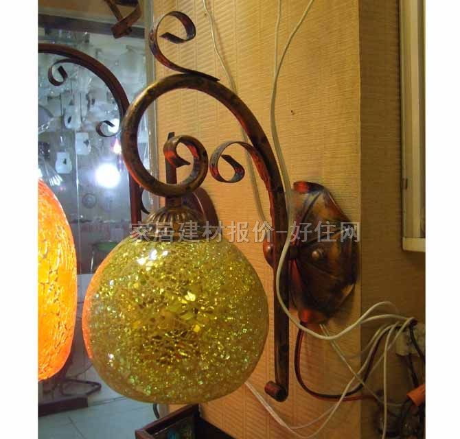 易美達(dá)壁燈 8050/1 東南亞風(fēng)格 彩色玻璃 節(jié)能燈