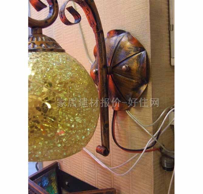 易美達(dá)壁燈 8050/1 東南亞風(fēng)格 彩色玻璃 節(jié)能燈