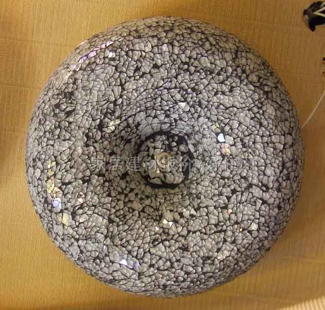 易美達吸頂燈 餐廳吸頂燈9823/2 圓形 東南亞風格 彩色玻璃