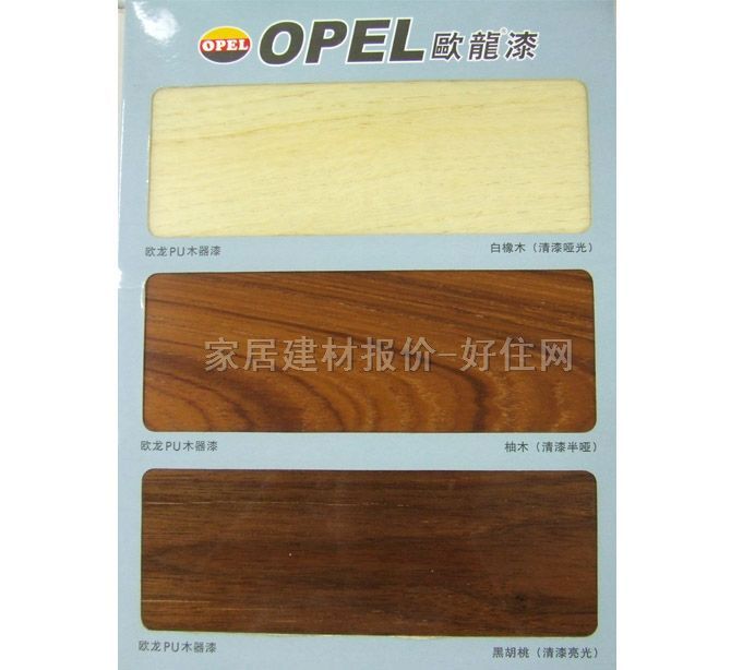 歐龍木器油漆套裝 陽光衛(wèi)士抗醛PU木器漆 3PU021B 5kg 清漆 透明 半光