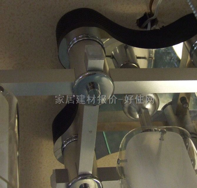 凌志吊燈 8271-5 金屬燈架+工藝玻璃燈罩 現(xiàn)代流行風格 白色