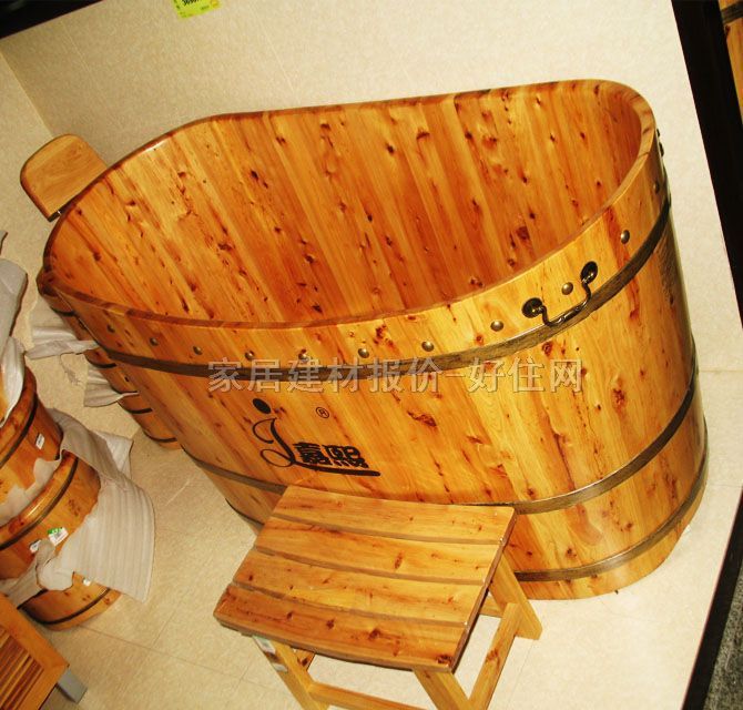 嘉熙木制浴缸 1X 1300mm×660mm×高780/700mm
