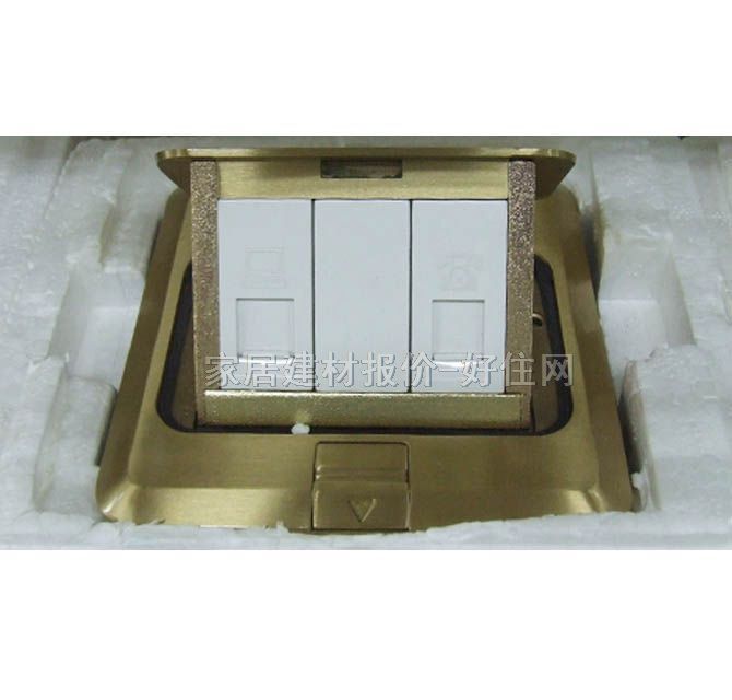 西門子信息地插座 5TG02827NC1 共2位 電話+電視插座 銅合金 單聯(lián)方形彈起式