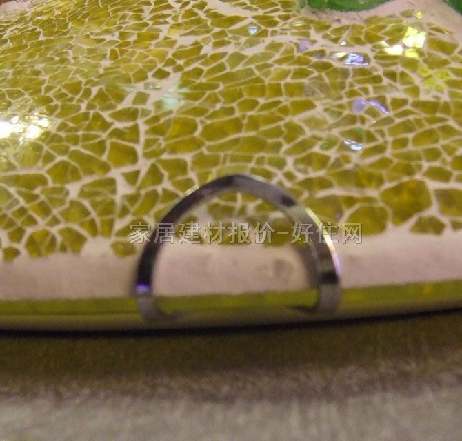 華麗吸頂燈 臥室吸頂燈3105/F178 圓形 Φ400mm 東南亞風(fēng)格 彩色玻璃