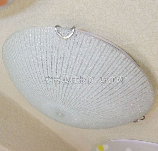 凌志吸頂燈 臥室吸頂燈8001/2 圓形 Φ300mm 東南亞風(fēng)格 磨砂白玻璃