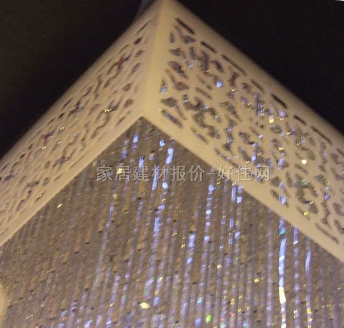 華麗吸頂燈 LED客廳吸頂燈C8054/8 方形 600mm×600mm 大型奢華風格 透明玻璃