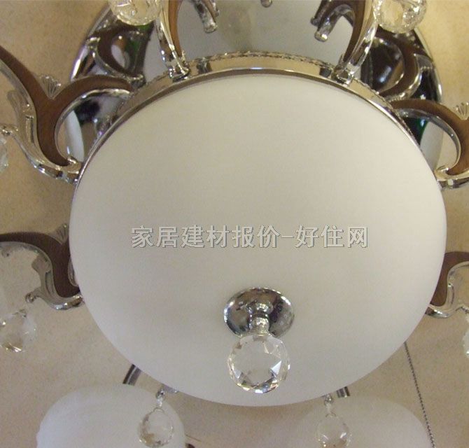 凌志吊燈 2071/8+3 金屬燈架+磨砂玻璃燈罩 現(xiàn)代流行風(fēng)格 白色