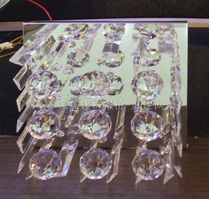 華麗吸頂燈 客廳吸頂燈2867/3B 方形 250mm×250mm 大型奢華風(fēng)格 透明玻璃