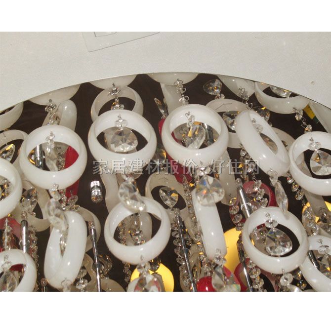 吉好吊燈 6501/32 金屬燈架+亞克力燈罩 大型奢華式 白色