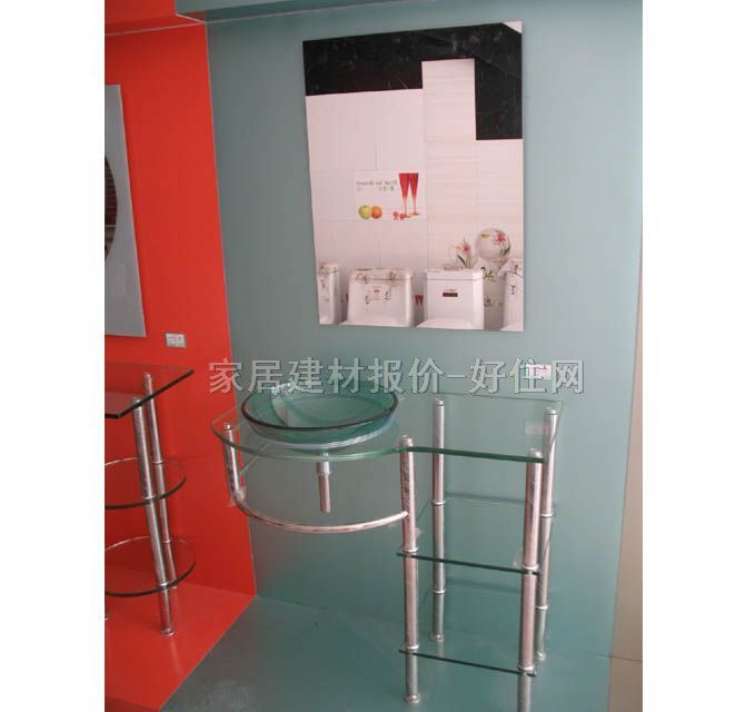 冠藝獨立面盆柜 玻璃GY-6049 1000mm×520mm×15mm